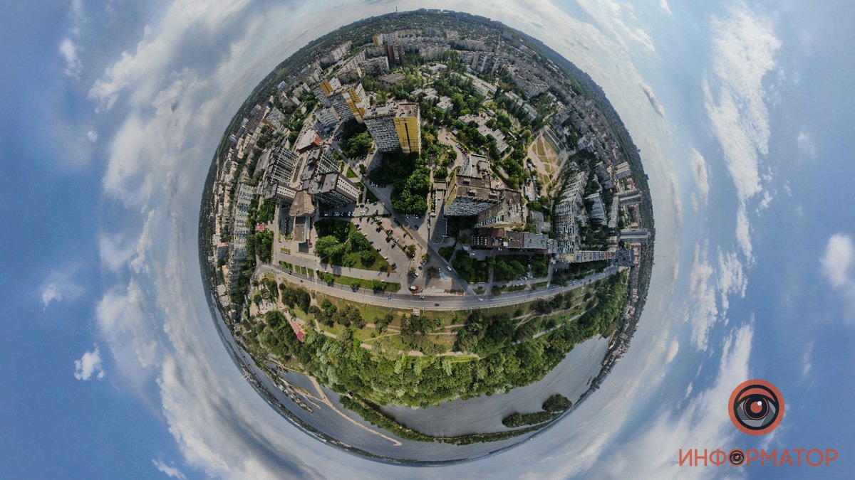 Люби Днепр на все 360: как выглядит город, если вывернуть его наизнанку