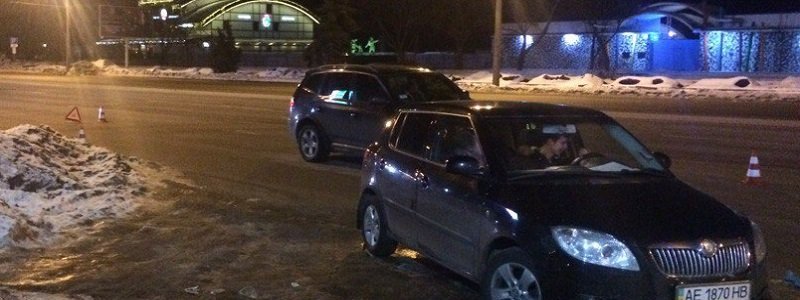 Авария на Победе: столкнулись два автомобиля (ФОТО)