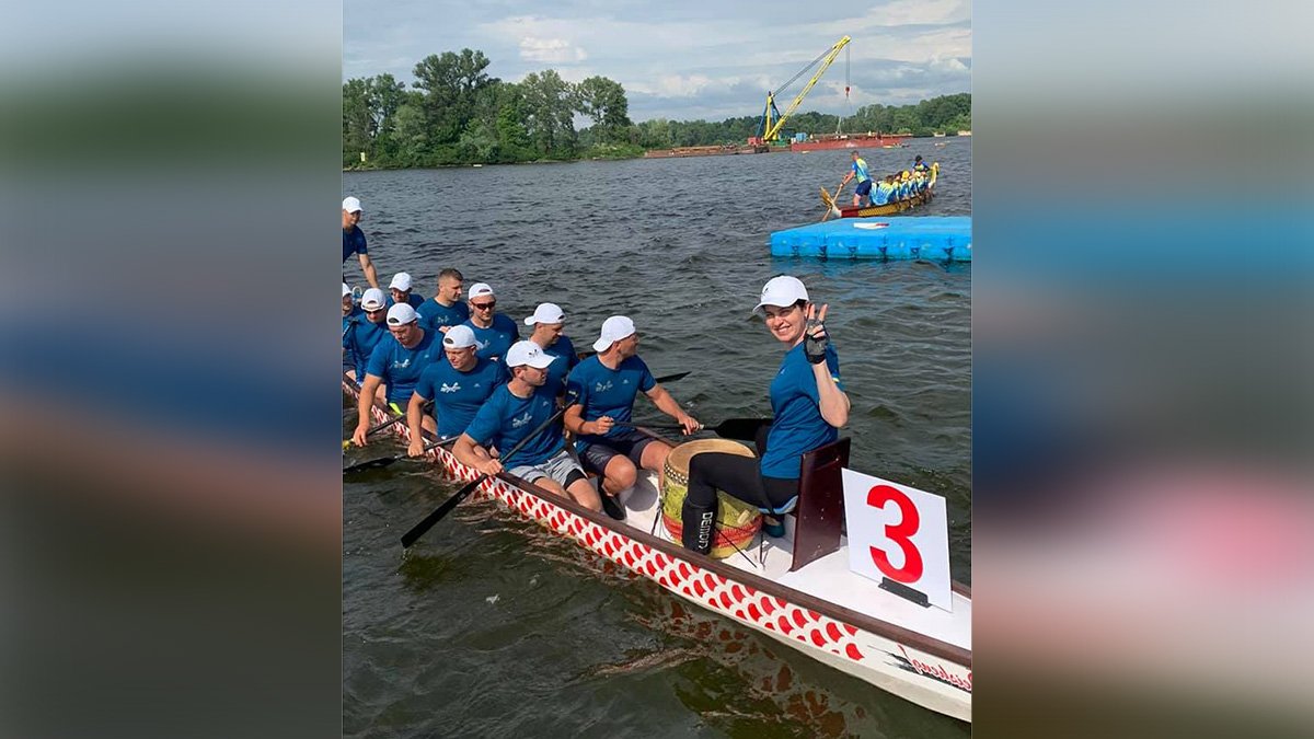 Спортсмены из Днепра стали призерами чемпионата Украины по гребле на лодках «Дракон»