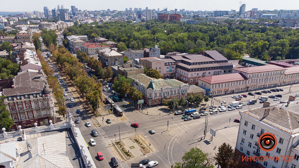 В Днепре планируют перекрыть перекрестки Яворницкого с улицами Фабра и Шмидта