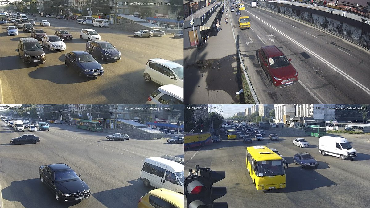 Осенние пробки объявляются открытыми: как выглядит утренний трафик в Днепре в ускоренном виде
