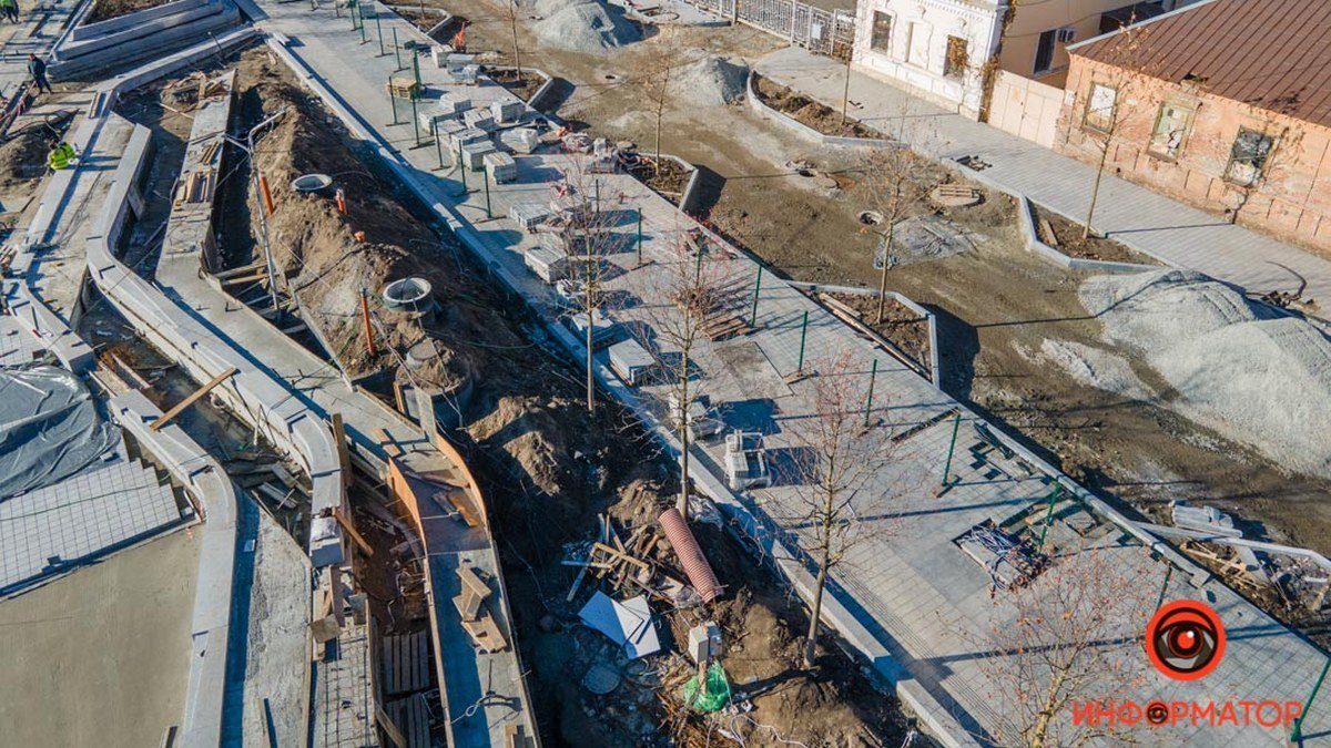 Как в Днепре проходит реконструкция Успенской площади
