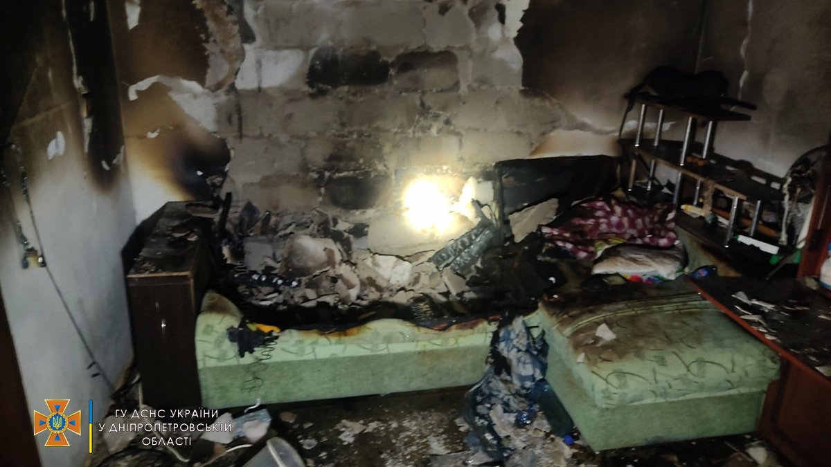В Каменском горела квартира: погиб мужчина