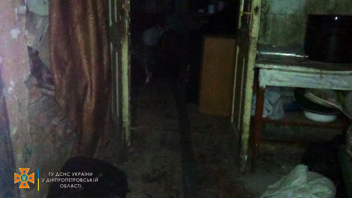 В Днепре на улице Гомельской горел частный дом: в пожаре пострадала женщина