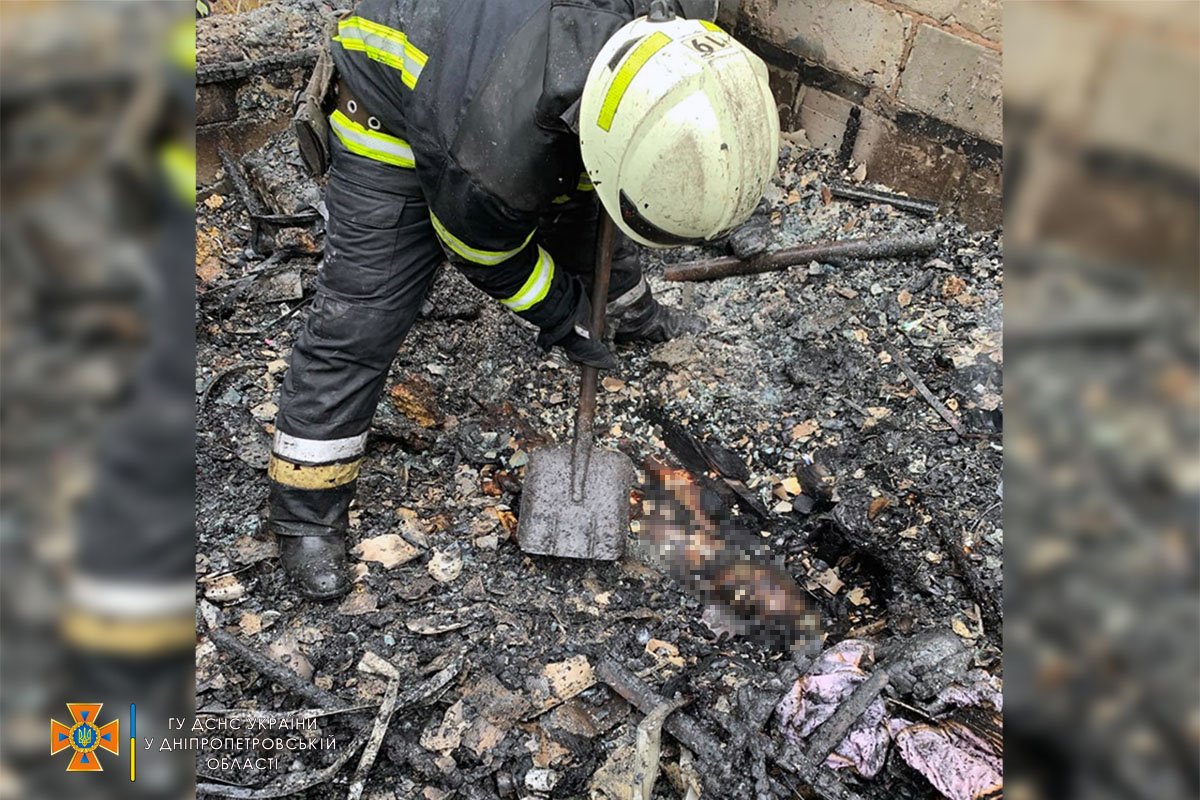 В Днепропетровской области на пожаре погиб 64-летний мужчина