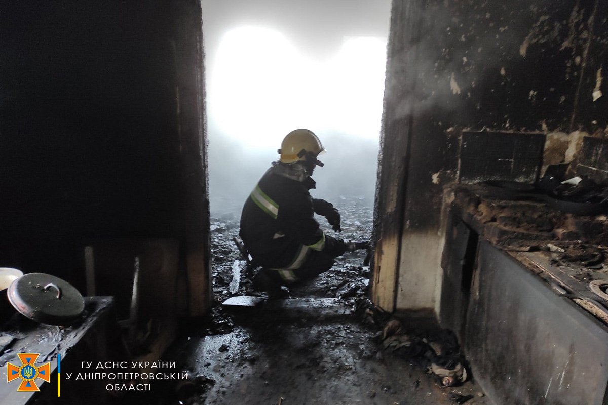 В Днепропетровской области горел частный дом: погиб 73-летний мужчина