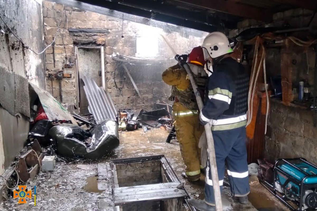 В Днепропетровской области возник пожар в частном доме
