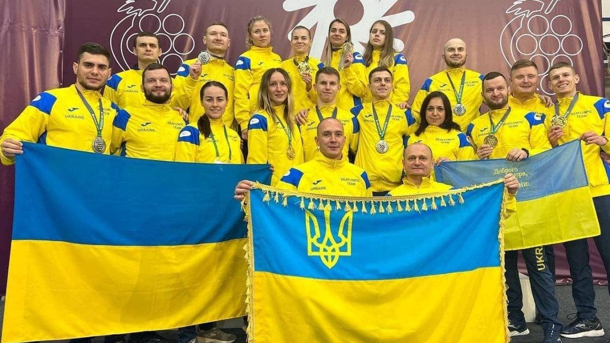 Украина победила в медальном зачете на Дефлимпийских играх