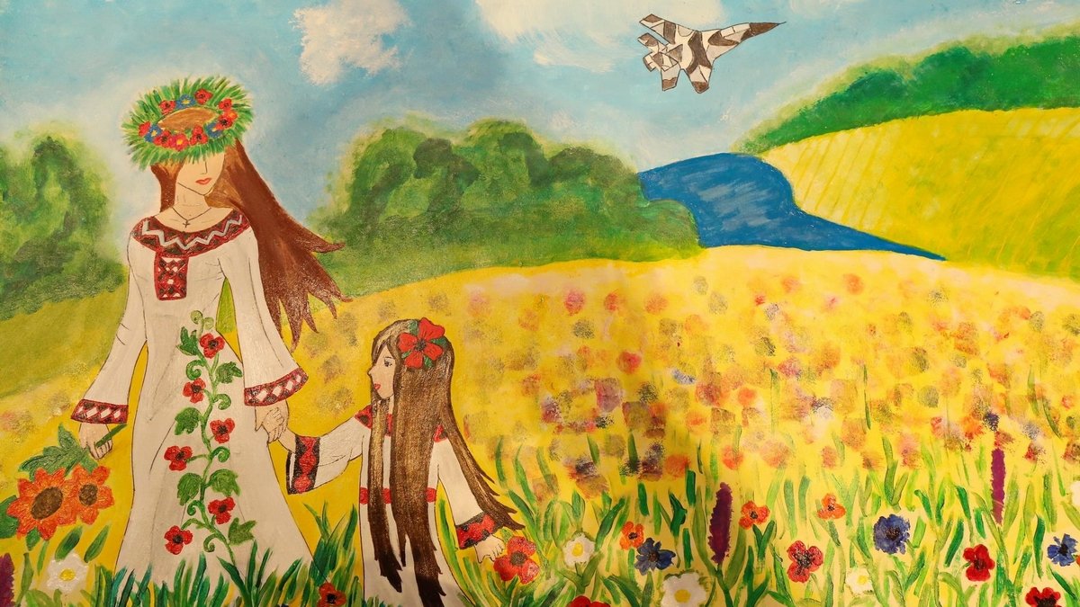 В Днепре проходит конкурс детских рисунков: NFT-версии изображений-победителей продадут на аукционе в поддержку ВСУ