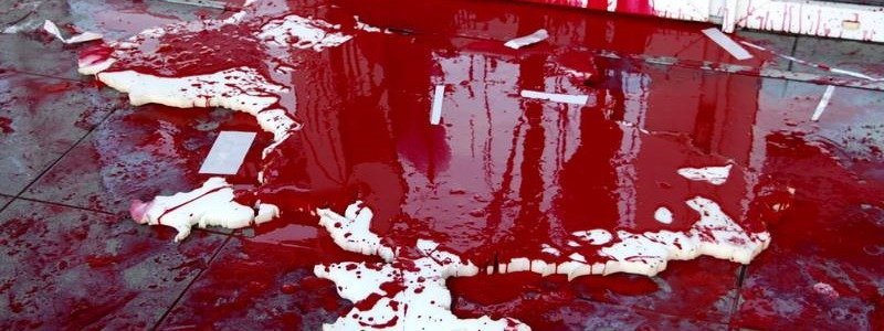 Очередная кровь и оружие: что происходило на Воскресенской (ФОТО, ВИДЕО)