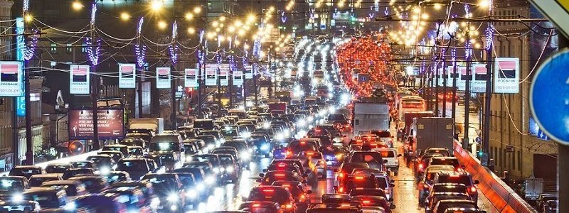 Карта пробок и загруженность мостов в Днепре: куда не стоит ехать автомобилистам