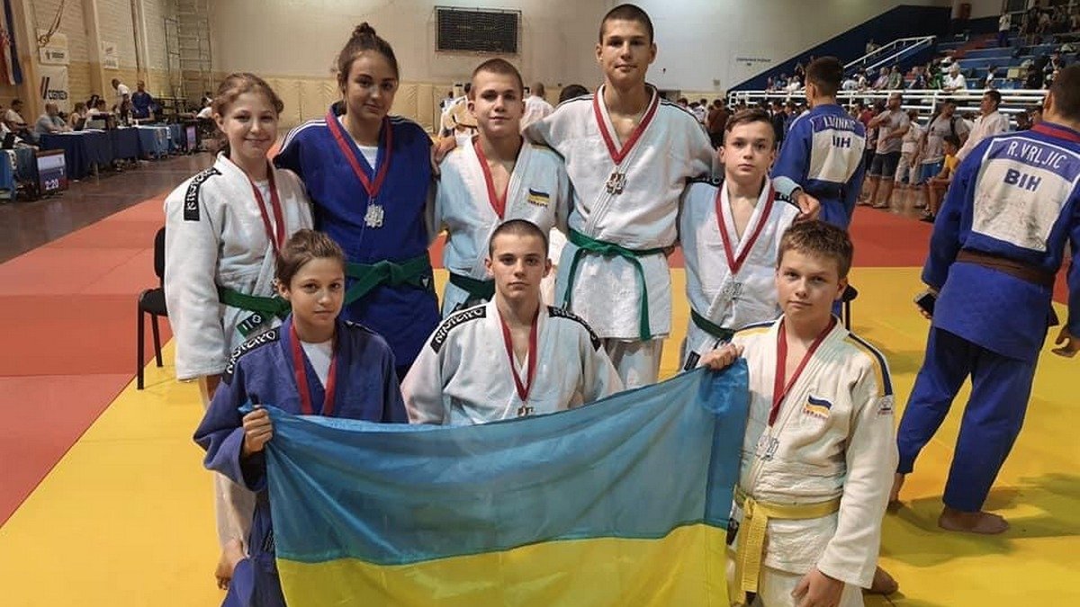 Десять юных спортсменов из Днепра стали призерами международного турнира по дзюдо в Хорватии