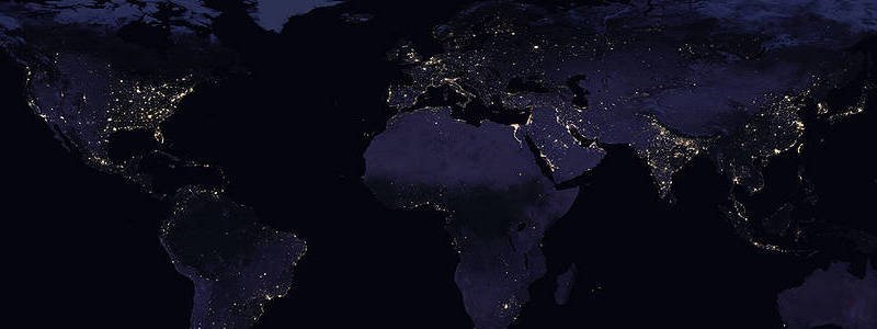Удивительная планета: NASA опубликовало снимок ночной Земли из космоса