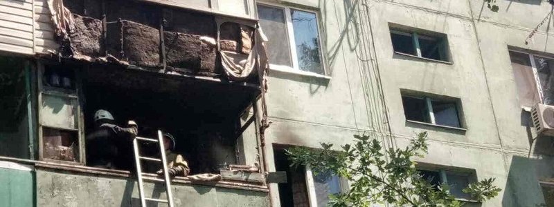 Пожар в многоэтажке на Калнышевского: пострадали женщина с ребенком