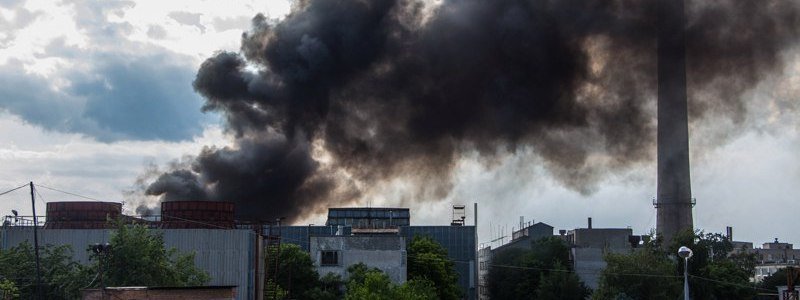 Пожар на левом берегу Днепра: подробности