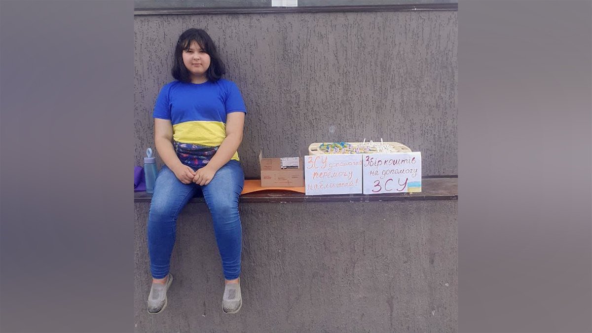 В Днепре 10-летняя девочка собирает средства на дрон для ВСУ