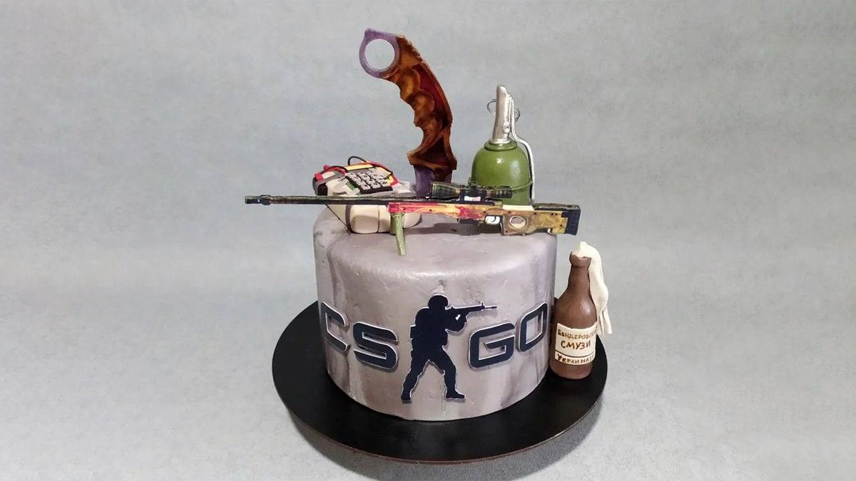 Днепровский кондитер сделал торт для фанатов игры CS:GO