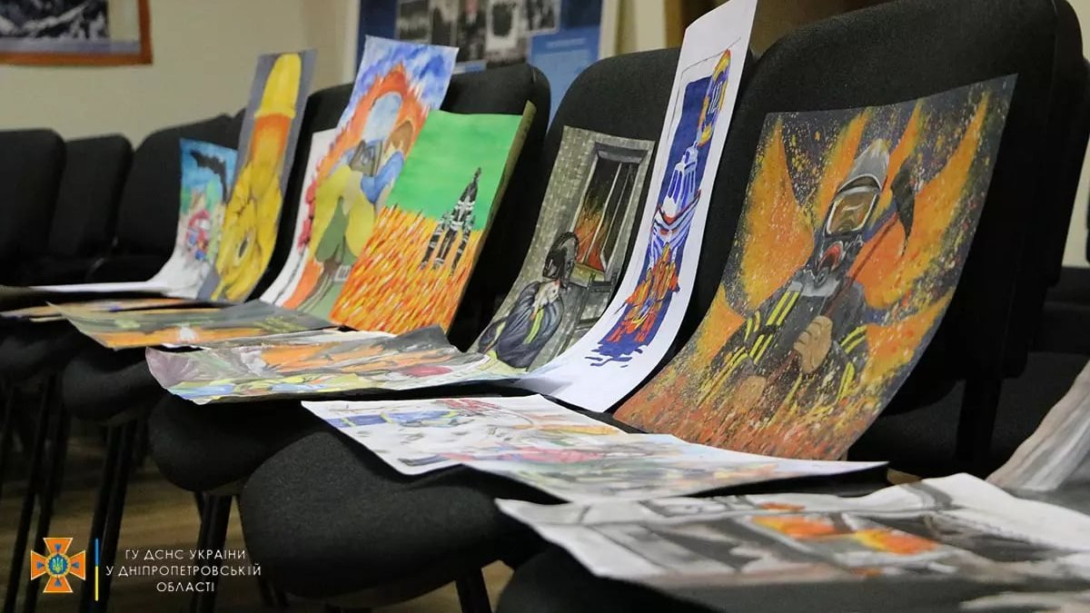 В Днепропетровской области завершился конкурс детского рисунка в память о спикере спасателей Дарье Гречищевой: кто победил