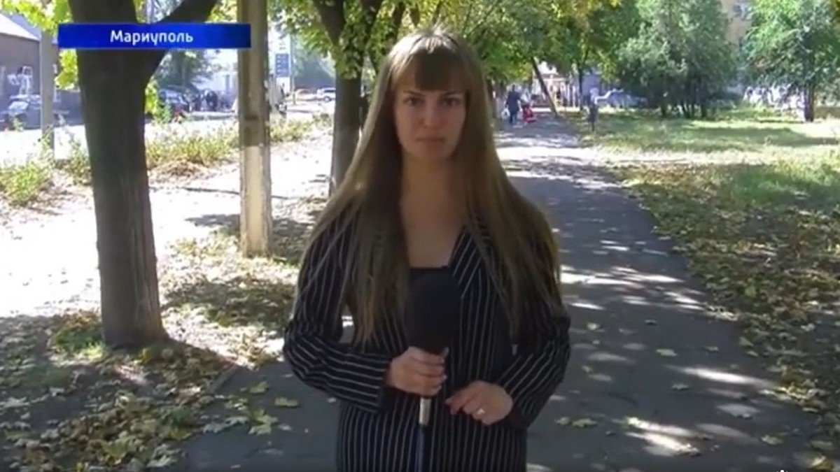 Журналистка, которая училась в Днепре, по телевидению в оккупированном Мариуполе поддерживает "руззкий мир" и обвиняет ВСУ