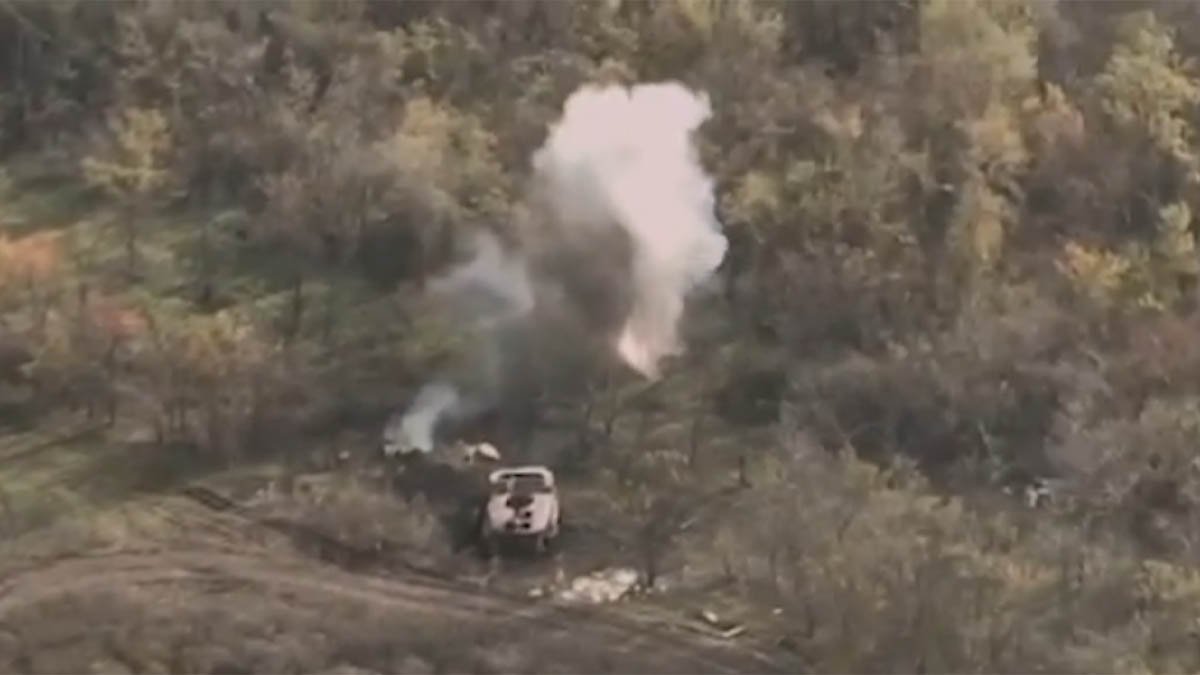 Бійці 93-ї бригади показали, як знищили ворожий боєкомплект