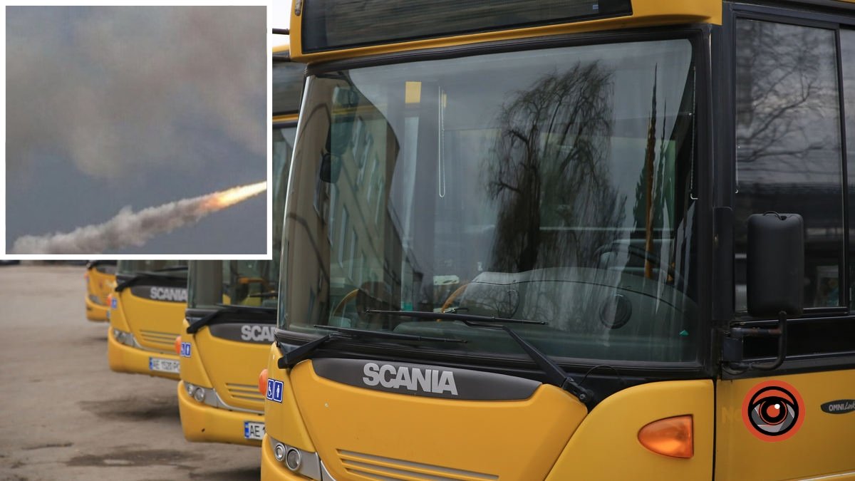 У Дніпрі через ворожу атаку призупинили рух декількох автобусних маршрутів