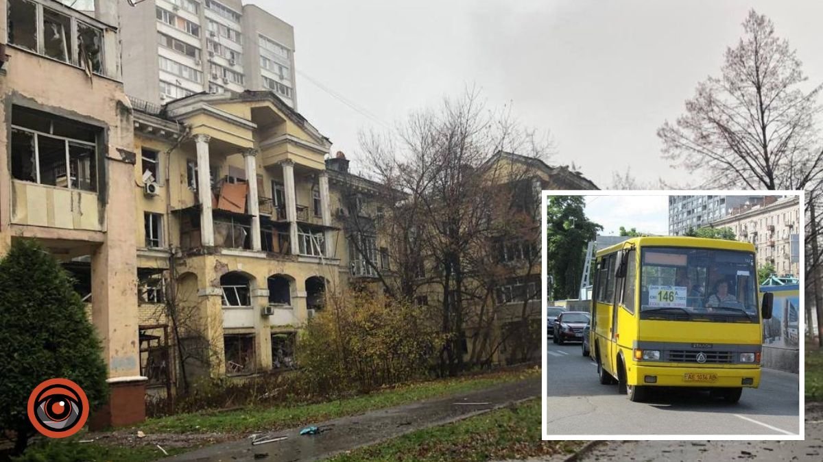 Як в Дніпрі курсує громадський транспорт після ворожої ракетної атаки