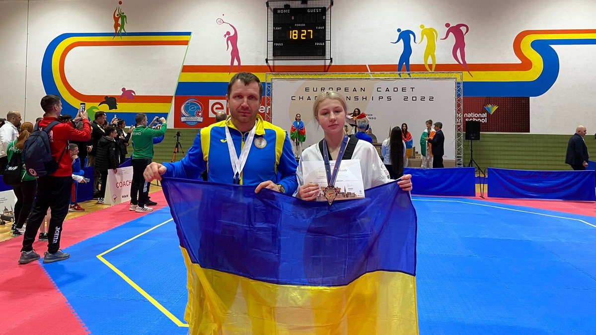 Спортсменка з Дніпра завоювала бронзу на  чемпіонаті Європи з тхеквондо серед кадетів