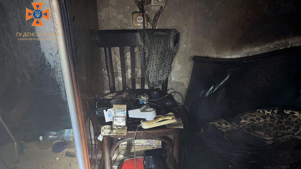 Нашли обгоревшее тело: в Днепре на Подветренной загорелся дом