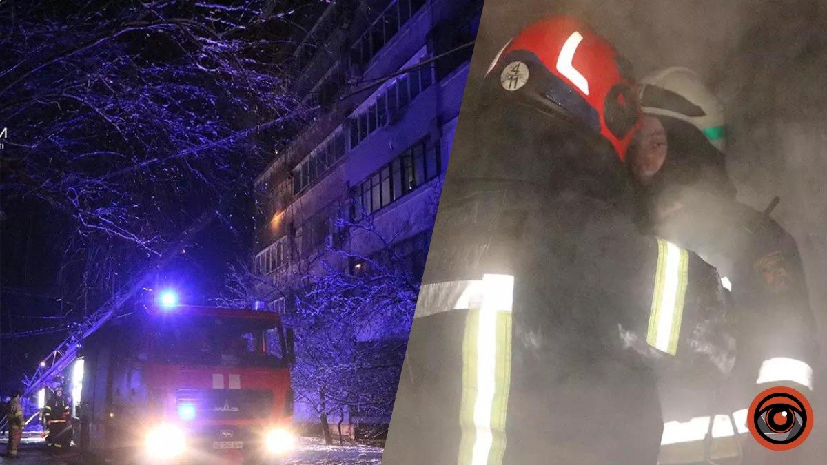 В Днепре на Рубиновом бульваре на пожаре пострадал 31-летний мужчина