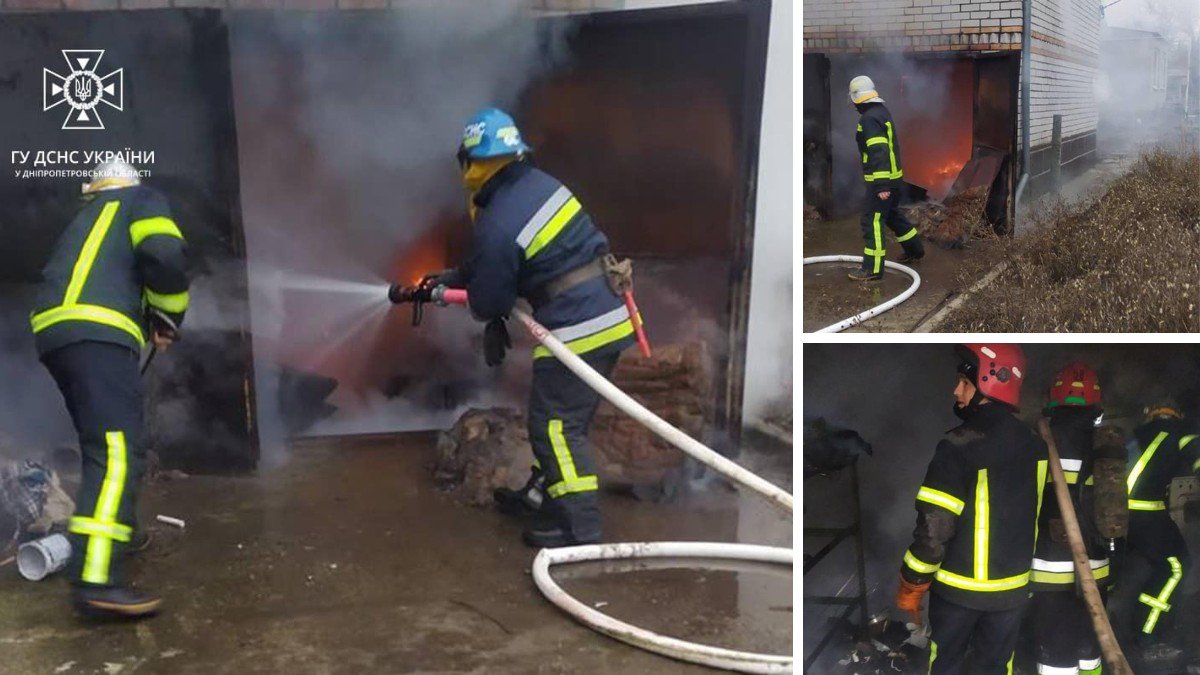В Днепропетровской области горел двухэтажный дом