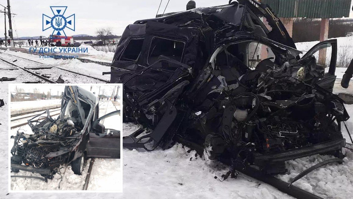 Погибли 37-летний мужчина и 8-летняя девочка: Volkswagen попал под поезд, курсирующий через Днепр