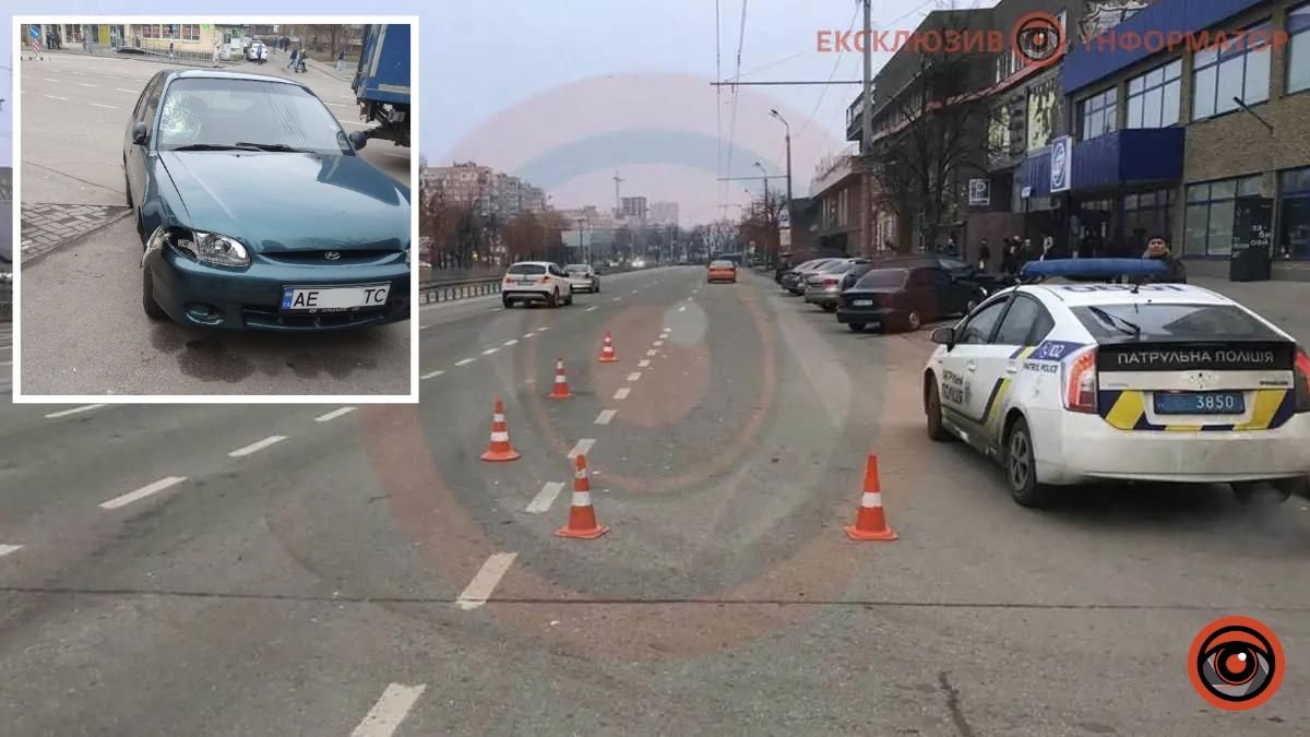 В Днепре на проспекте Героев Hyundai насмерть сбил мужчину: нужна помощь свидетелей