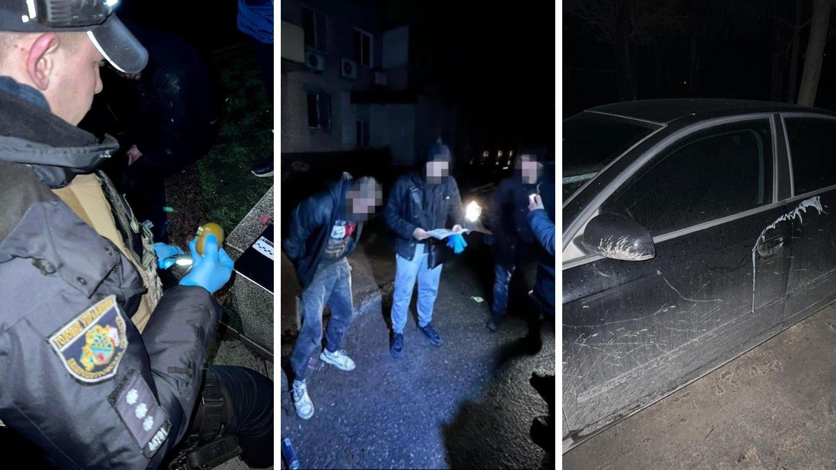 В Днепре задержали мужчин, которые обливали кислотой машины: подробности от полиции