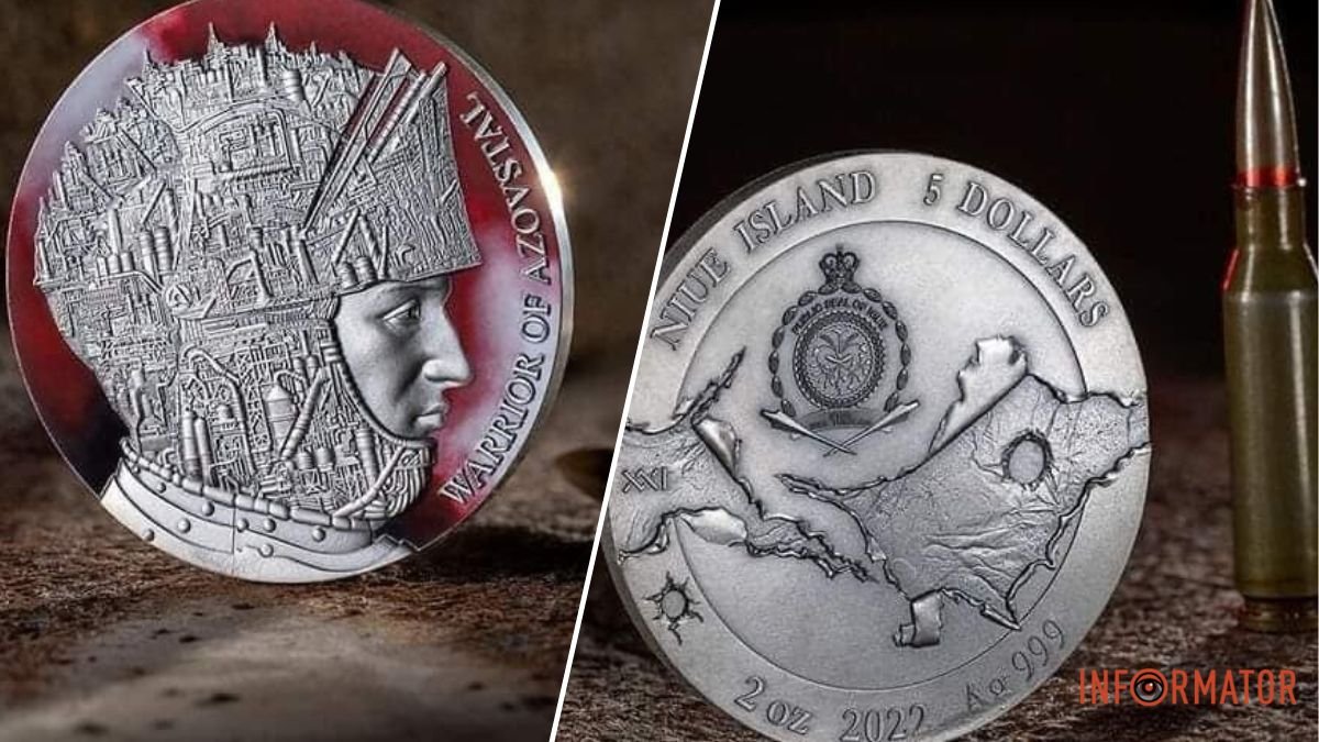 На основі малюнка художника із Дніпра створили пам’ятну монету “Воїн Азовсталі”