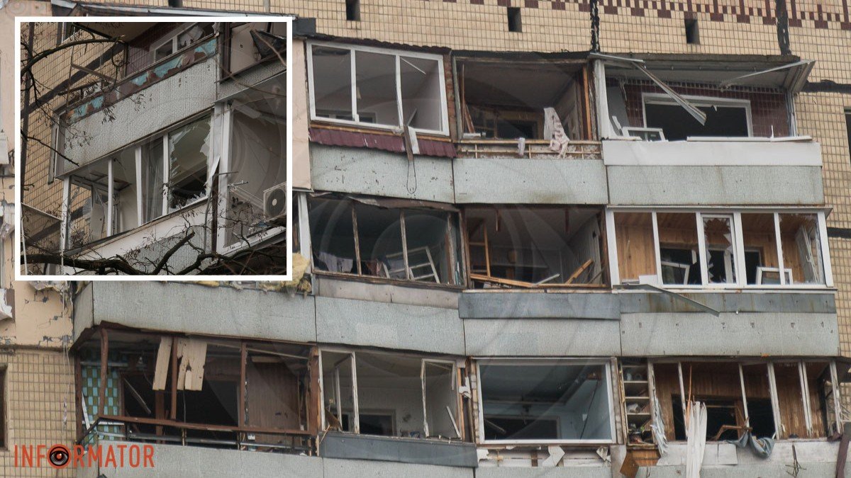 Россияне попали в 9-этажку: взрывной волной в Днепре выбило окна в соседних домах