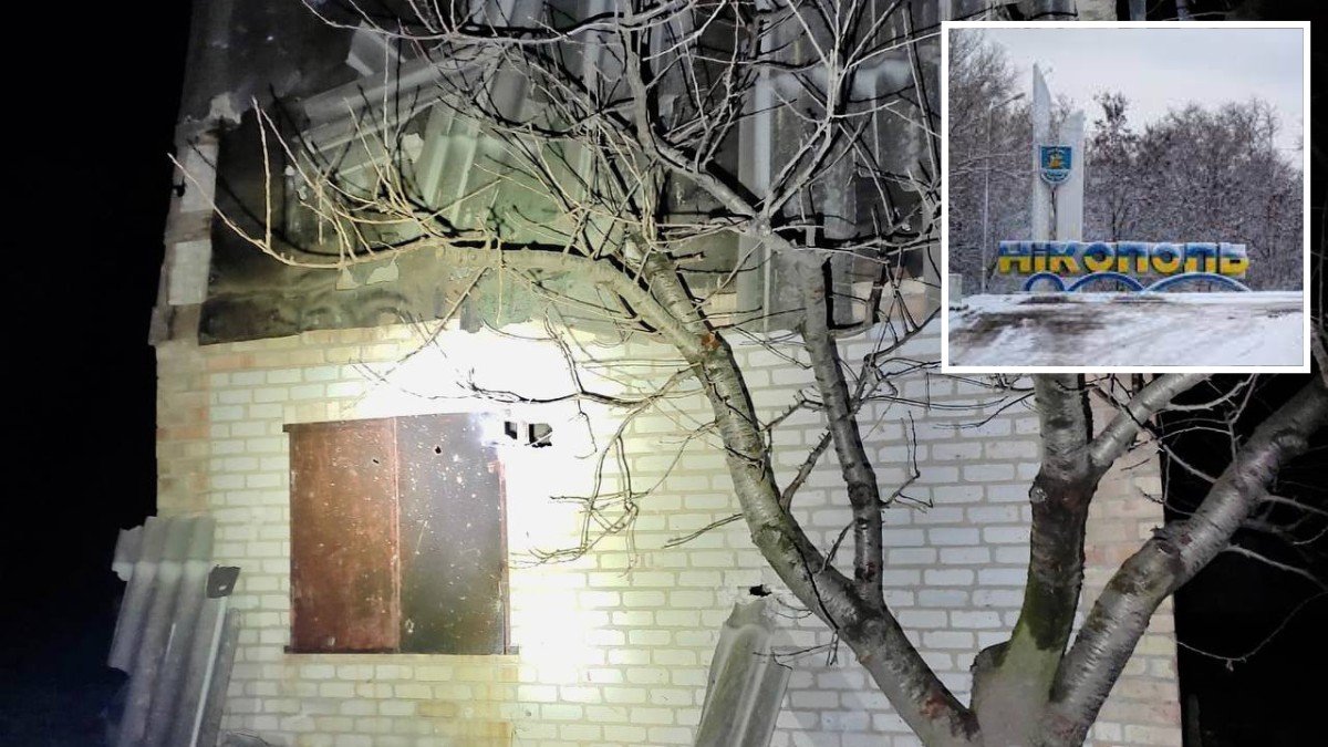 Пошкоджені будинки та лінії електропередач: війська рф тричі накрили вогнем Нікопольський район