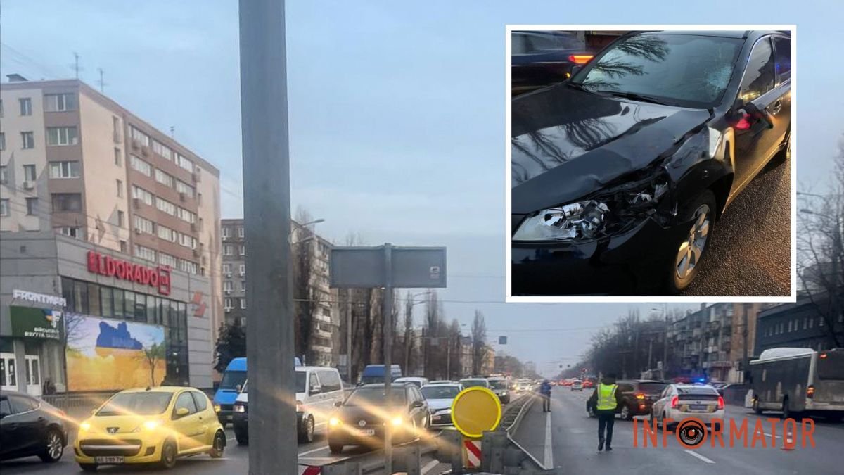 У Дніпрі на Слобожанському проспекті Subaru збив чоловіка: постраждалий помер