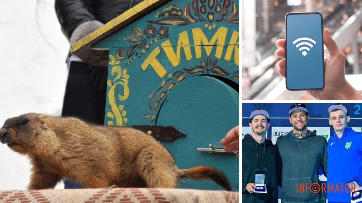 Достижения днепровских спортсменов, предсказание сурка Тимка и бесплатный Wi-Fi: топ позитивных новостей недели