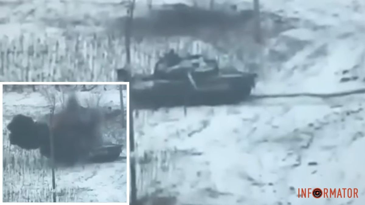 "Шапка залишила чат": ТрО Дніпра перетворила російський танк Т-80Б на металобрухт