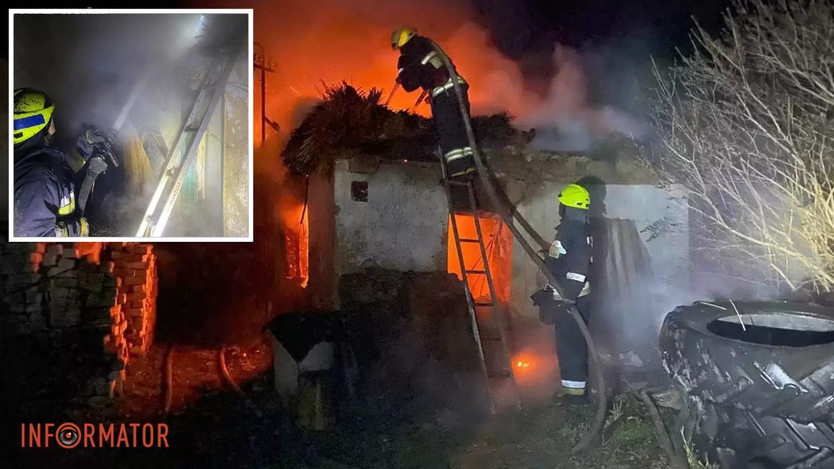 В Днепропетровской области горел дом: погиб мужчина