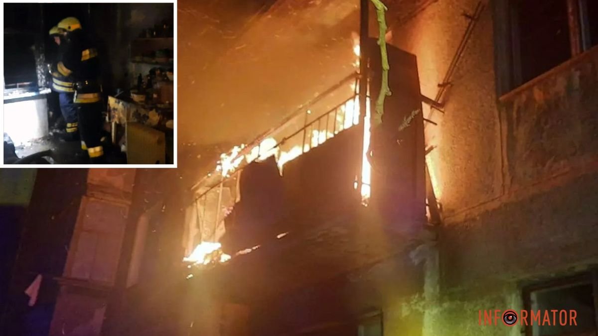 В Днепропетровской области горела квартира: пострадало 3 человека