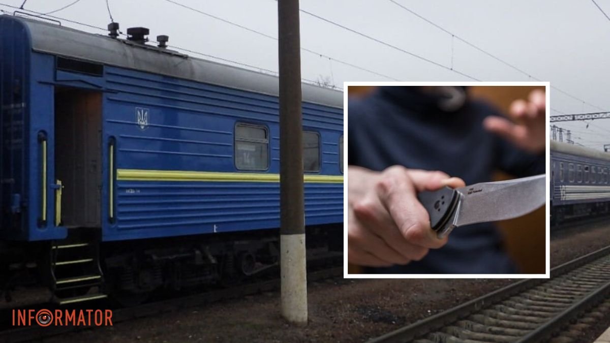 В Днепропетровской области на железнодорожной станции едва не убили мужчину: нападавший скрывался от полицейских