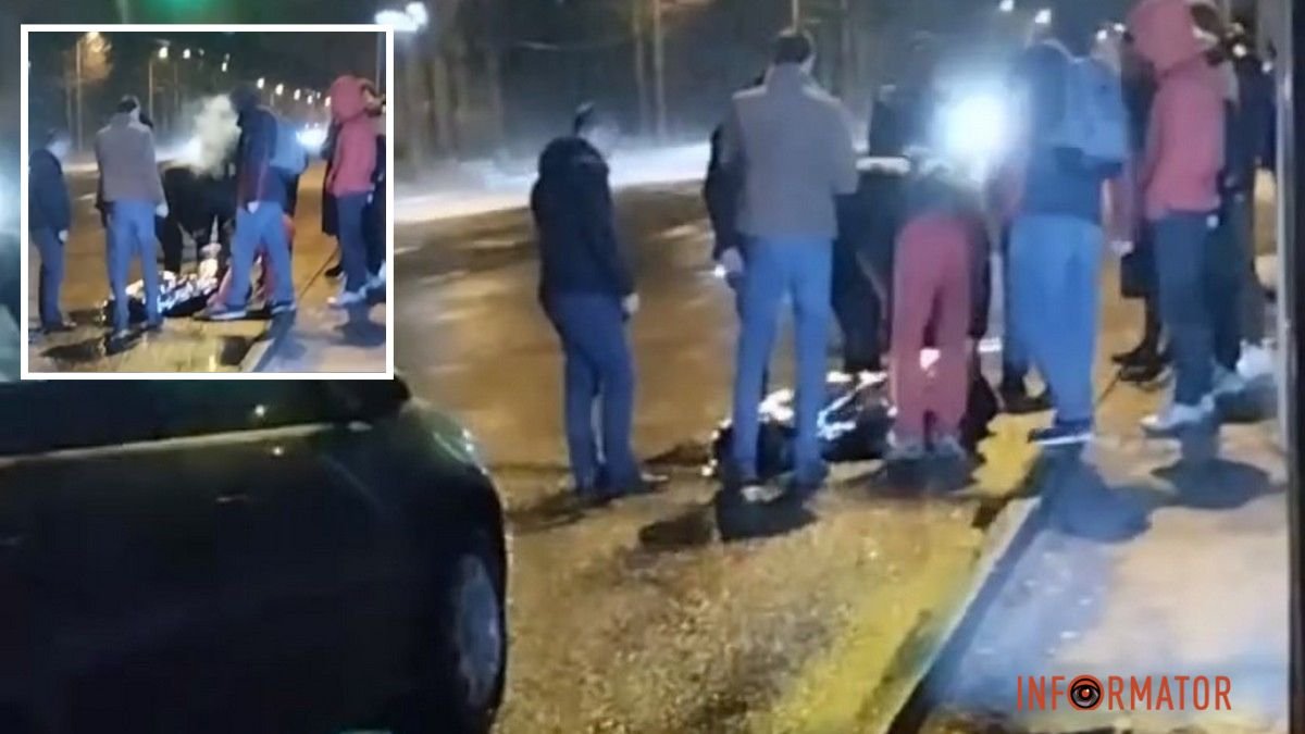 В Днепре на проспекте Ивана Мазепы Volkswagen сбил 84-летнего мужчину
