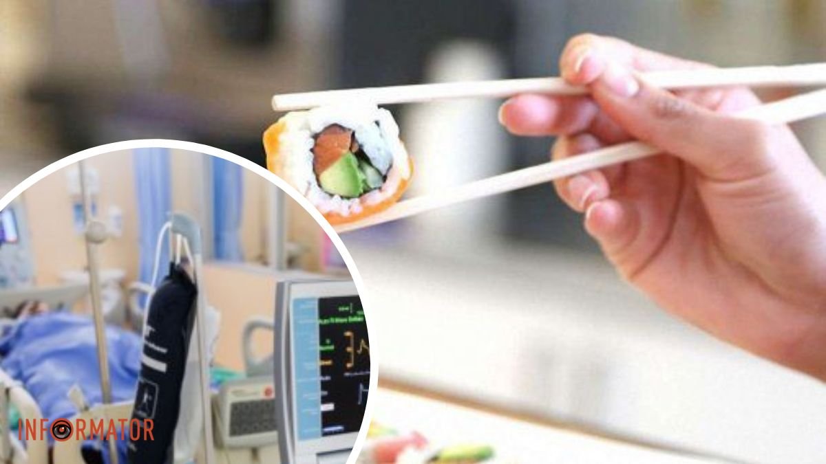 Попала в реанимацию: в Днепре спасают отравившуюся суши девушку