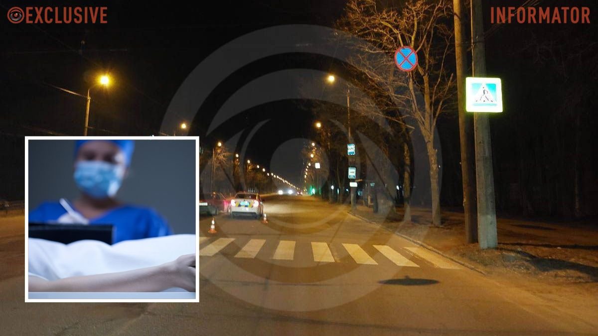 В Днепре на Богдана Хмельницкого "Таврия" на пешеходном переходе сбила женщину: пострадавшая умерла в больнице