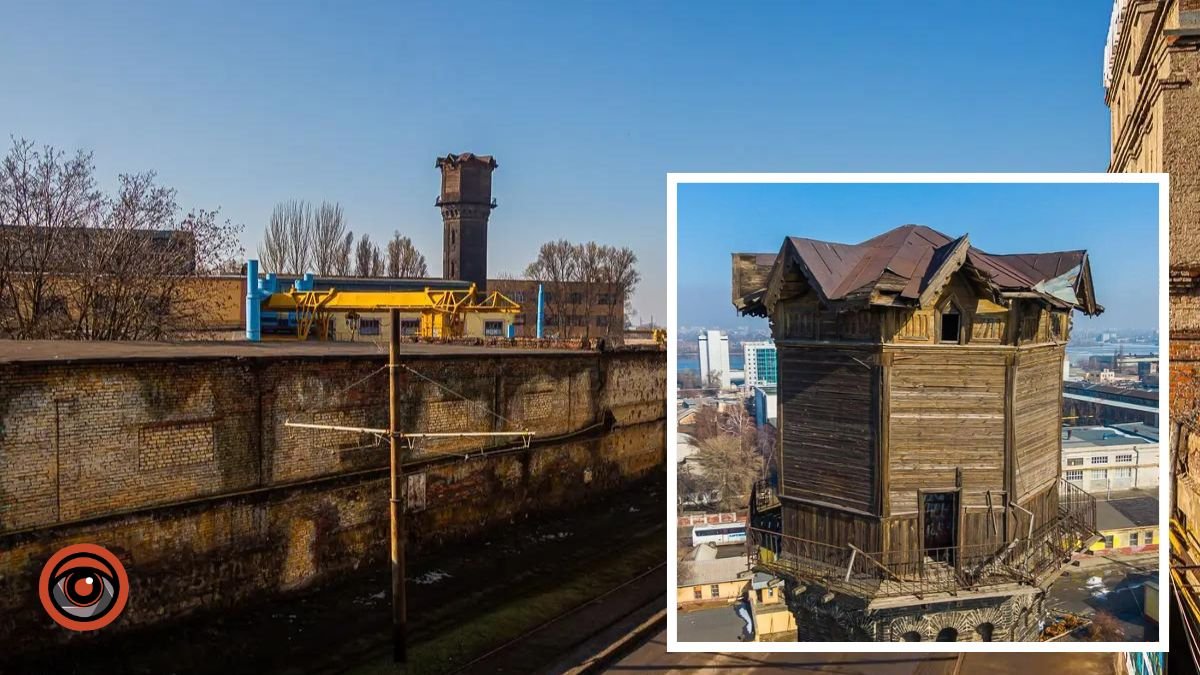 Як у Дніпрі виглядає зсередини одна з найстаріших у місті водонапірних веж
