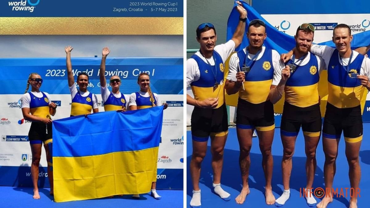 Спортсмены из Днепропетровской области на Кубке мира по гребле завоевали золото и серебро