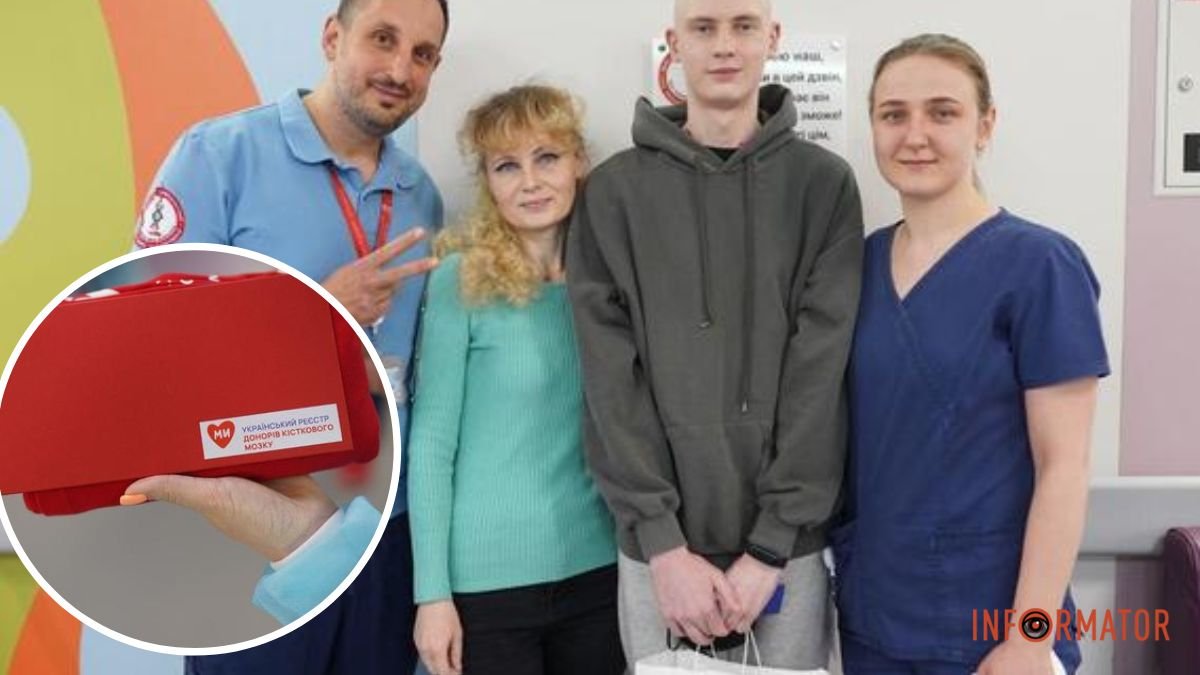 18-річному юнаку з Дніпропетровської області вперше в Україні провели трансплантацію кісткового мозку від українського донора