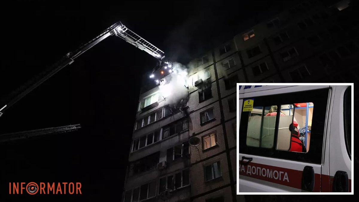 У Дніпрі на Великій Діївській горіла квартира: з вогню винесли жінку, чоловік загинув
