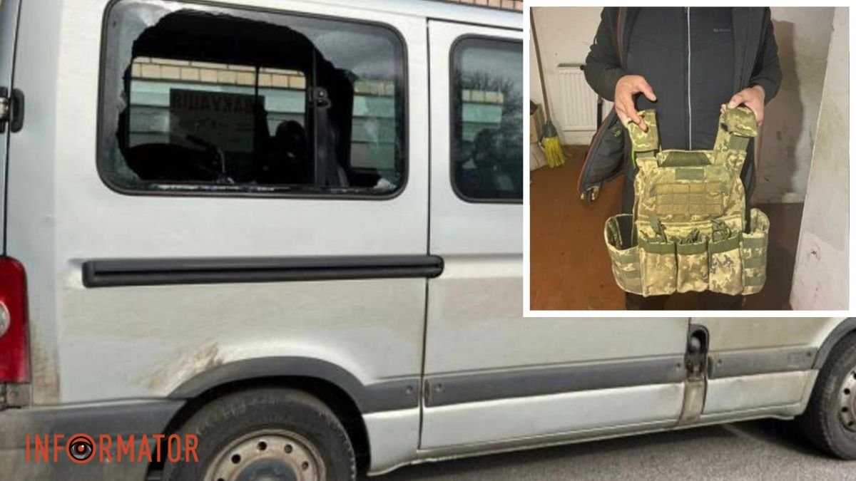 В Дніпрі 32-річний чоловік пограбував евакуаційну автівку та намагався продати бронежилети